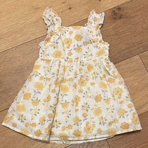 Cynthia Rowley Yellow Floral Kids Dress